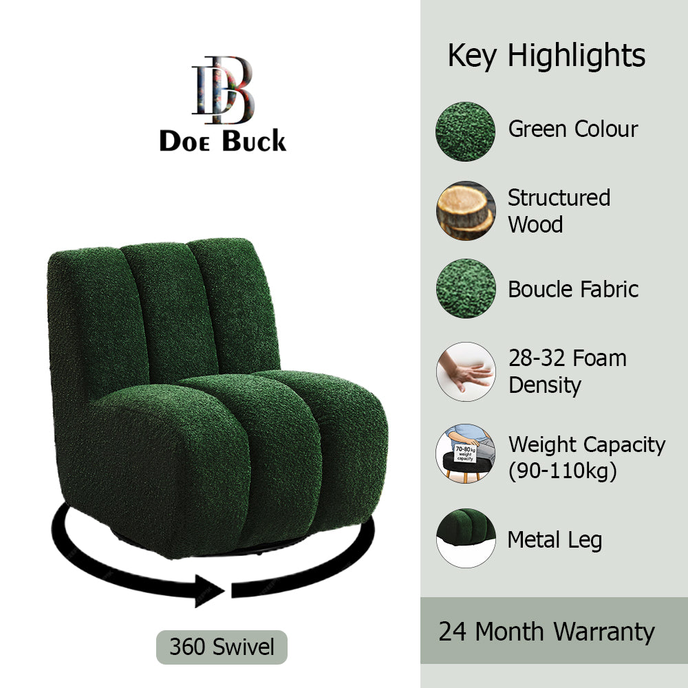 Eroomy Lounge Chair | Green