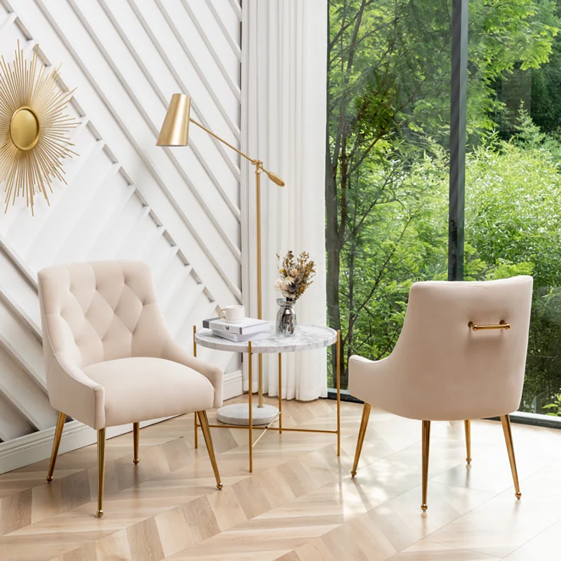 Asul Accent Chair Beige | Designer Accent Chair Sand Beige