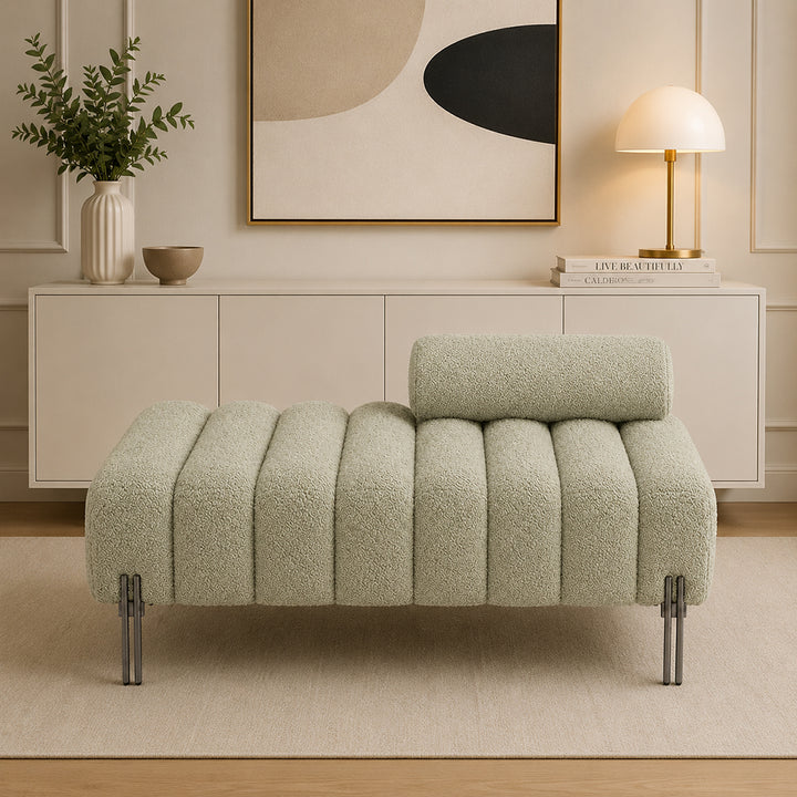Doe Buck crest bench With Black legs|Sage