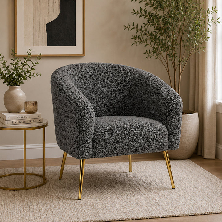Herrin Accent Chair| Grey