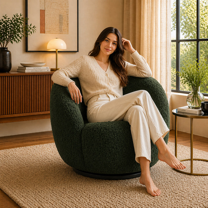 Nikoli Accent Chair | Green
