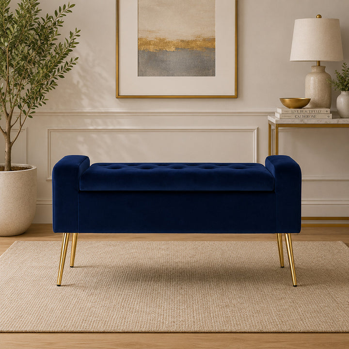 Doe Buck victoria bench|Blue
