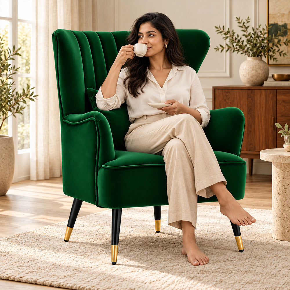 Azriela Accent Lounge Chair | Teal