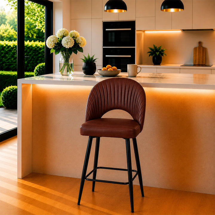Doe Buck Elmore Bar Stool|Brown