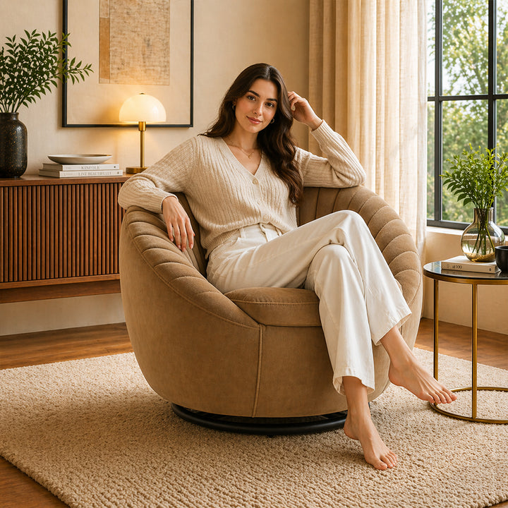 kieon Accent Chair |Brown