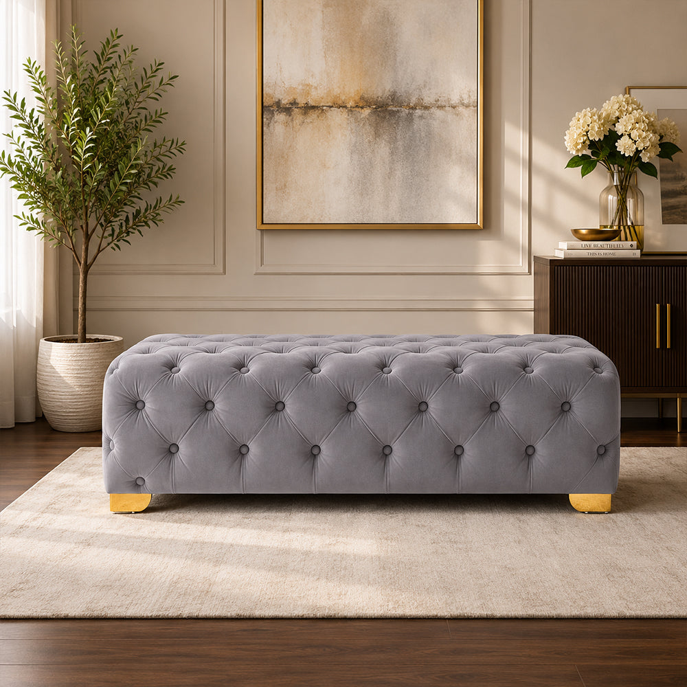 Doe Buck velora bench|Grey