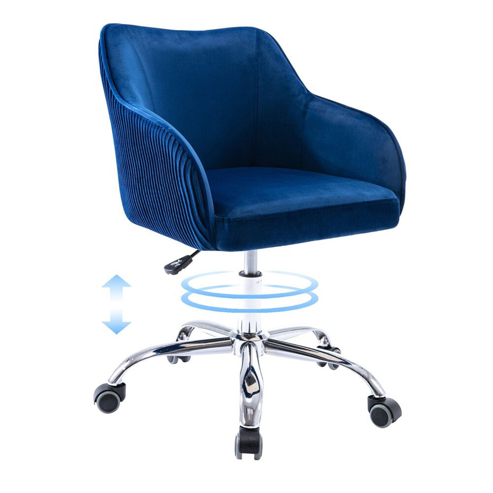 Leisel Task Chair Blue | Adjustable Office Chair Blue