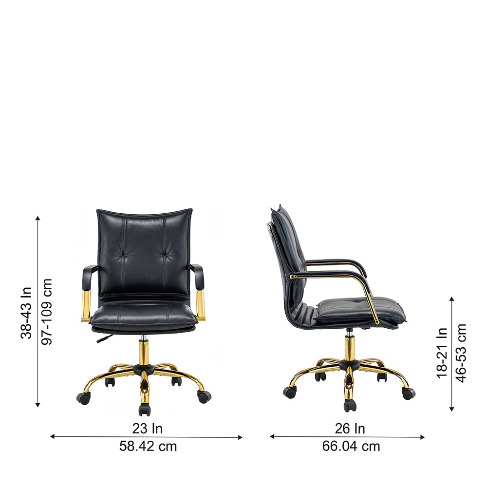 Marlon Office Chair| Black