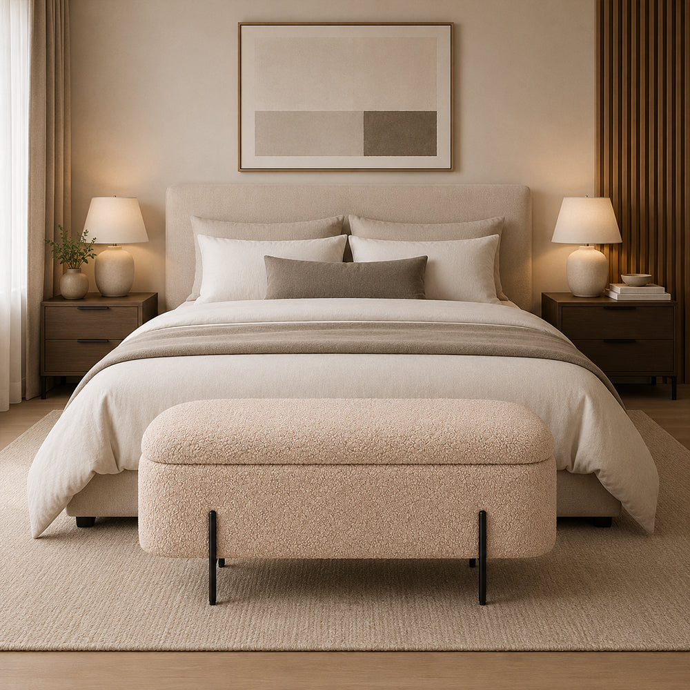 Doe Buck vera bench|Light Brown