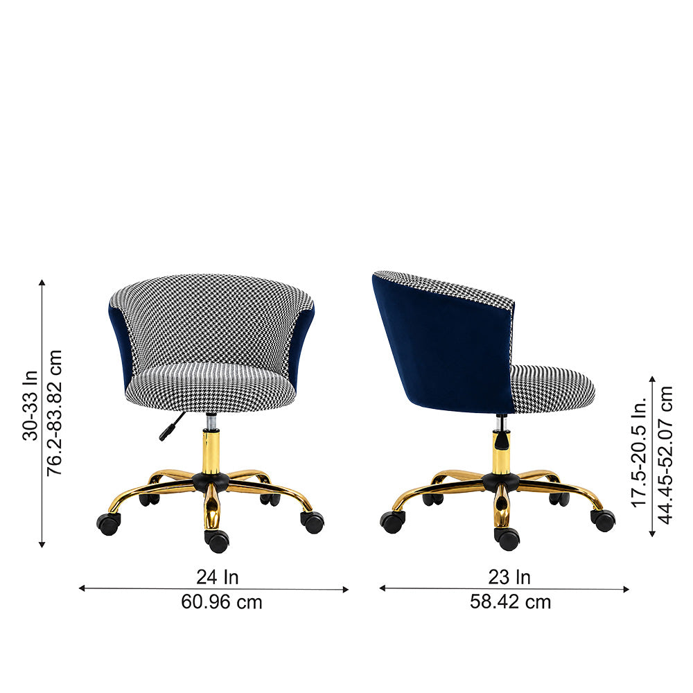 paolo Office Chair| Blue