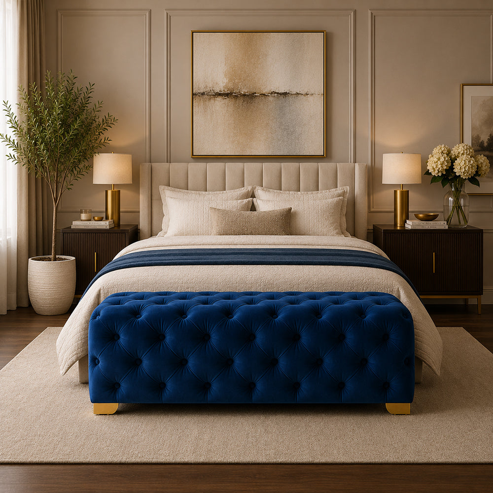 Doe Buck velora bench|Blue