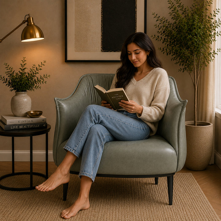 Almeda Lounge Chair| Sage