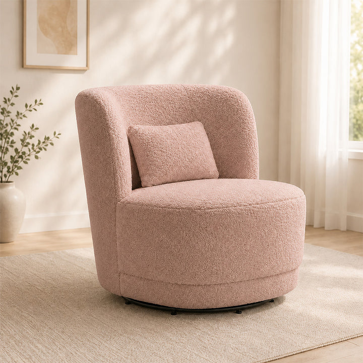 Doe Buck Schillar Lounge Chair|Pink