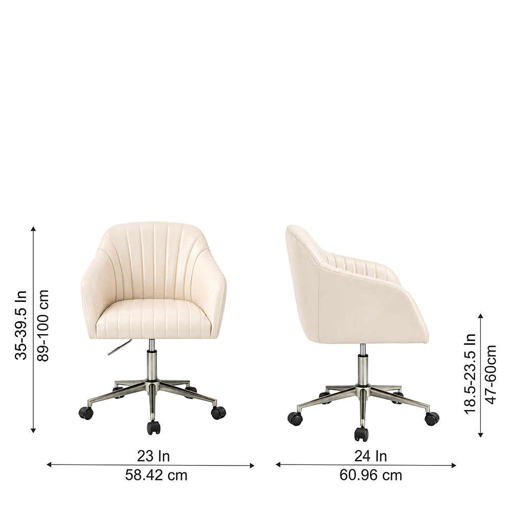 Colm Office Chair |Beige