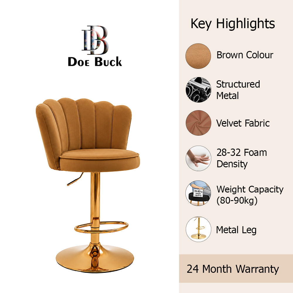 Doe Buck Avidan Bar Stool|Brown