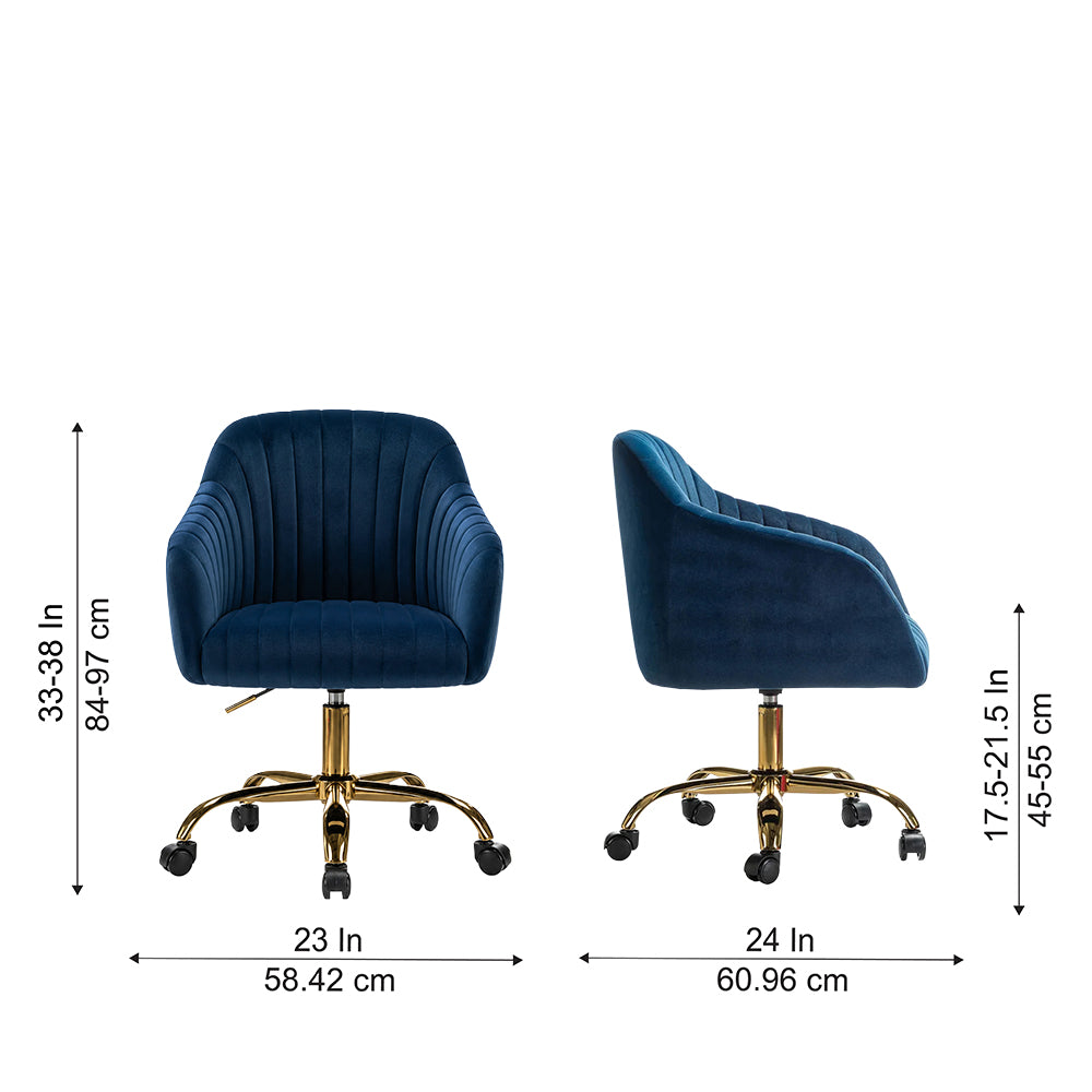 Louise Office Chair| Blue