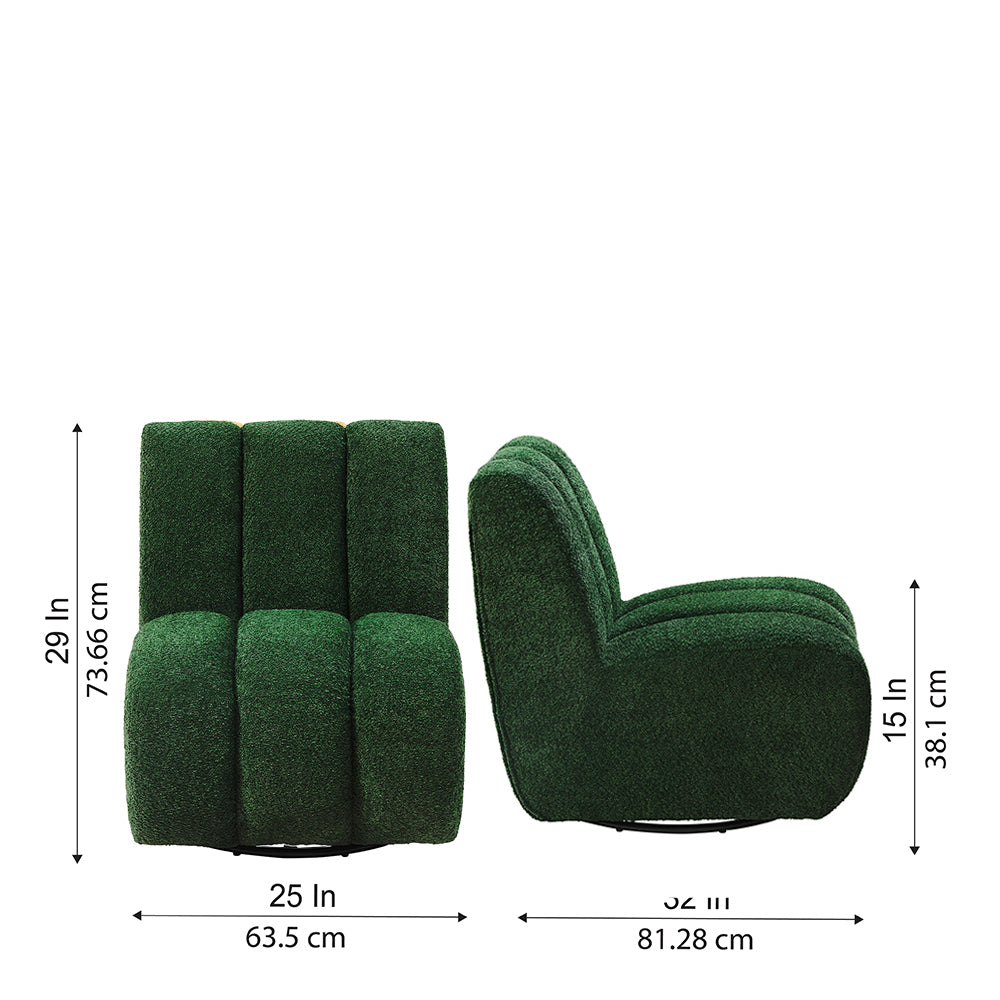 Eroomy Lounge Chair | Green
