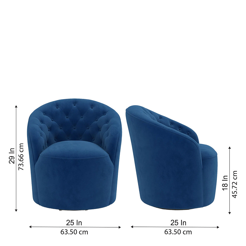 Irasema Accent Chair |Blue