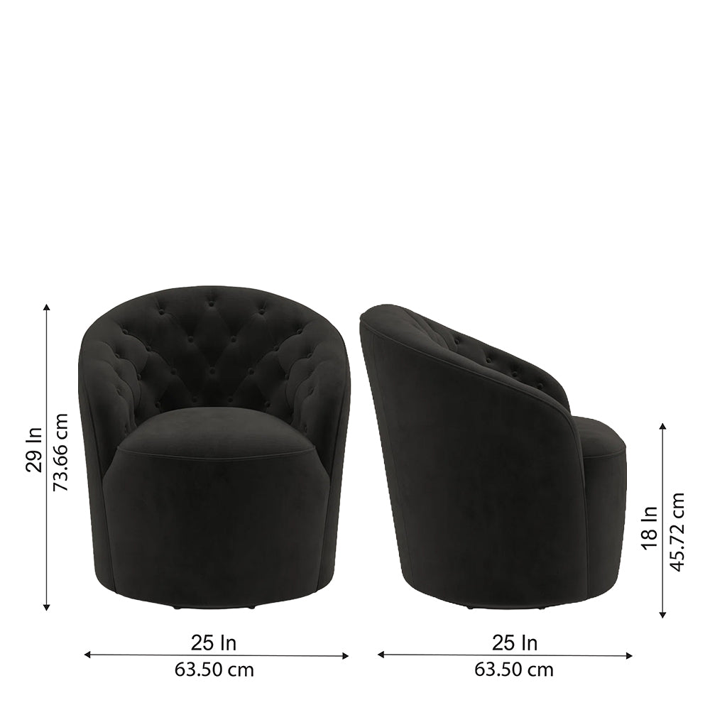 Irasema Accent Chair |Black