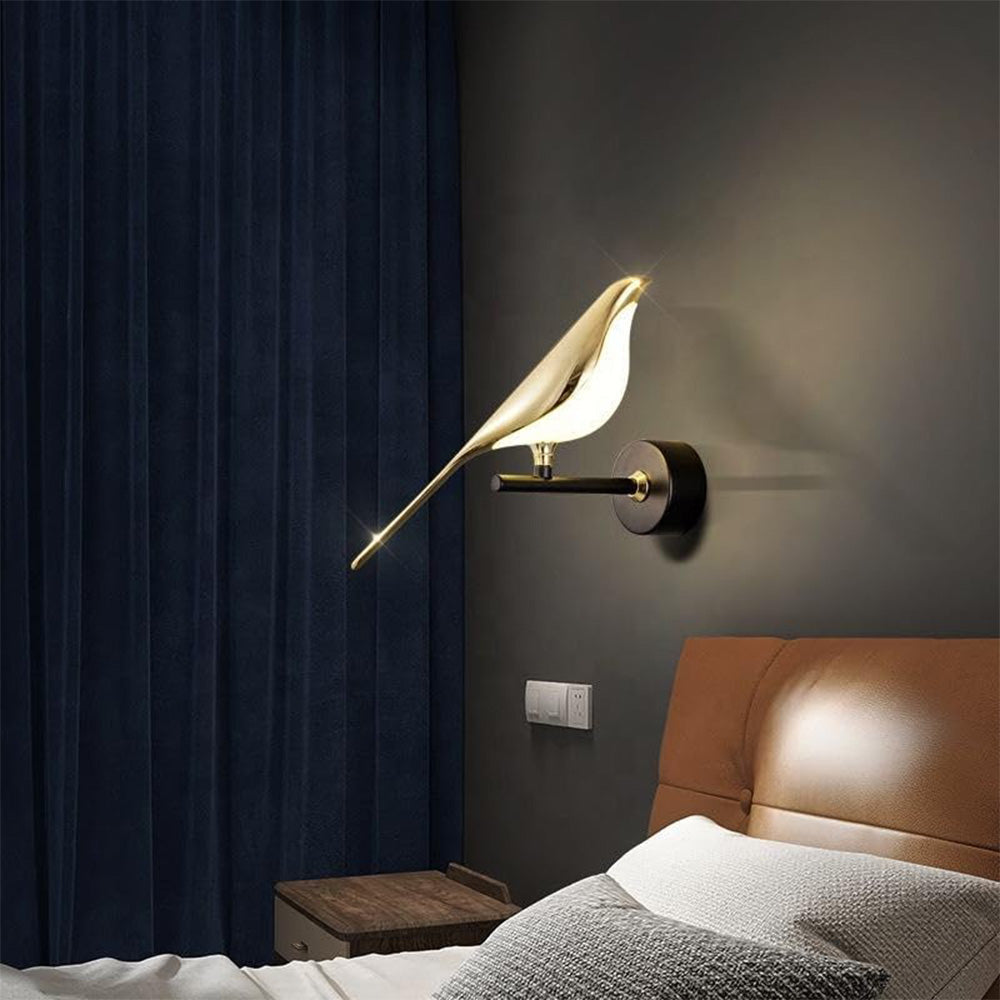 Sculptural Bird Accent Wall Sconce