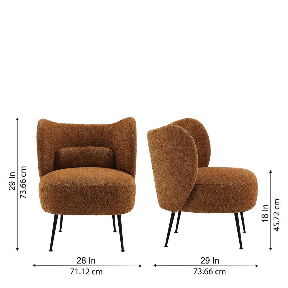 Collin Accent Chair| Tan