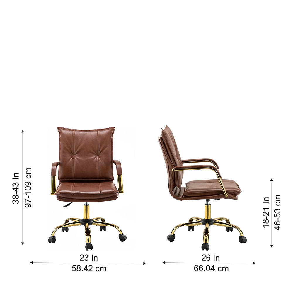 Marlon Office Chair| Brown