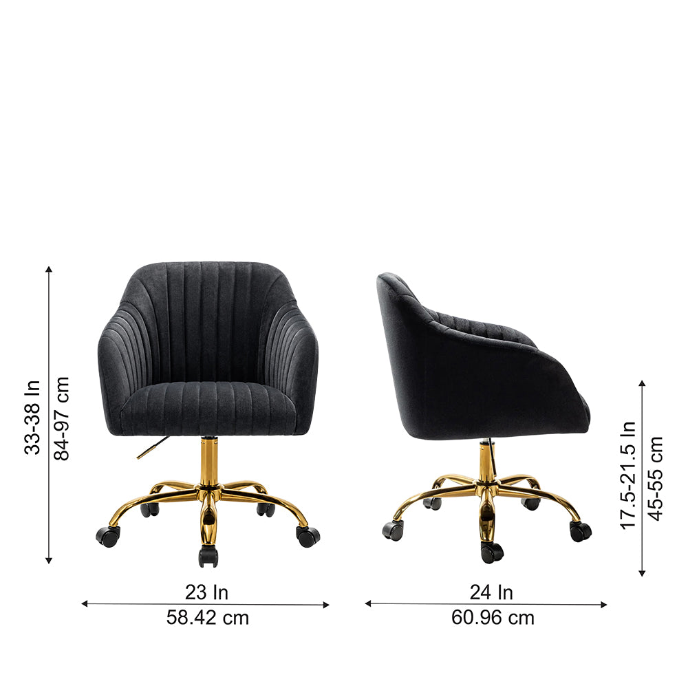 Louise Office Chair| Black