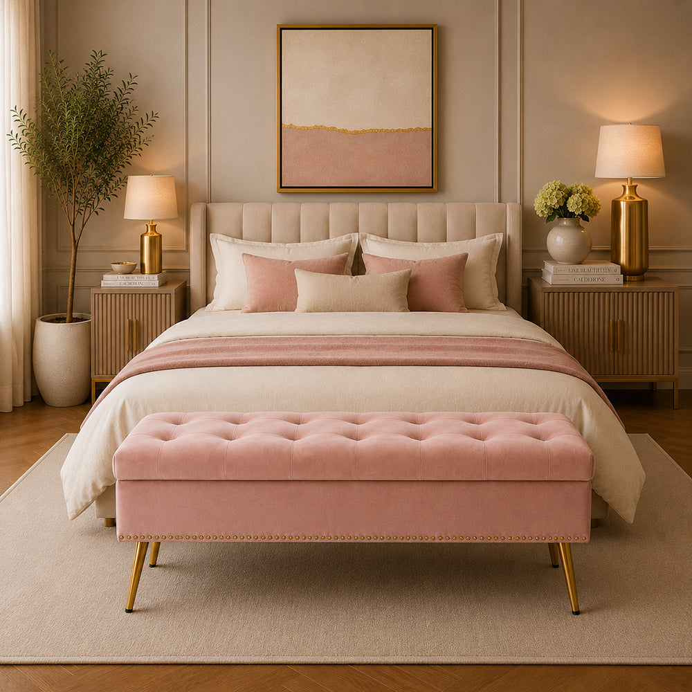 Doe Buck Cove bench|Pink