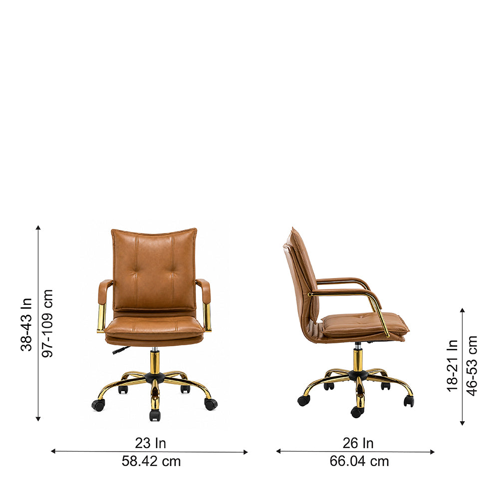 Marlon Office Chair| Tan