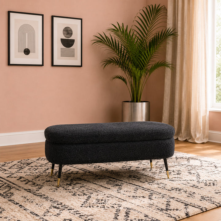 Doe Buck Hilbert bench|Black