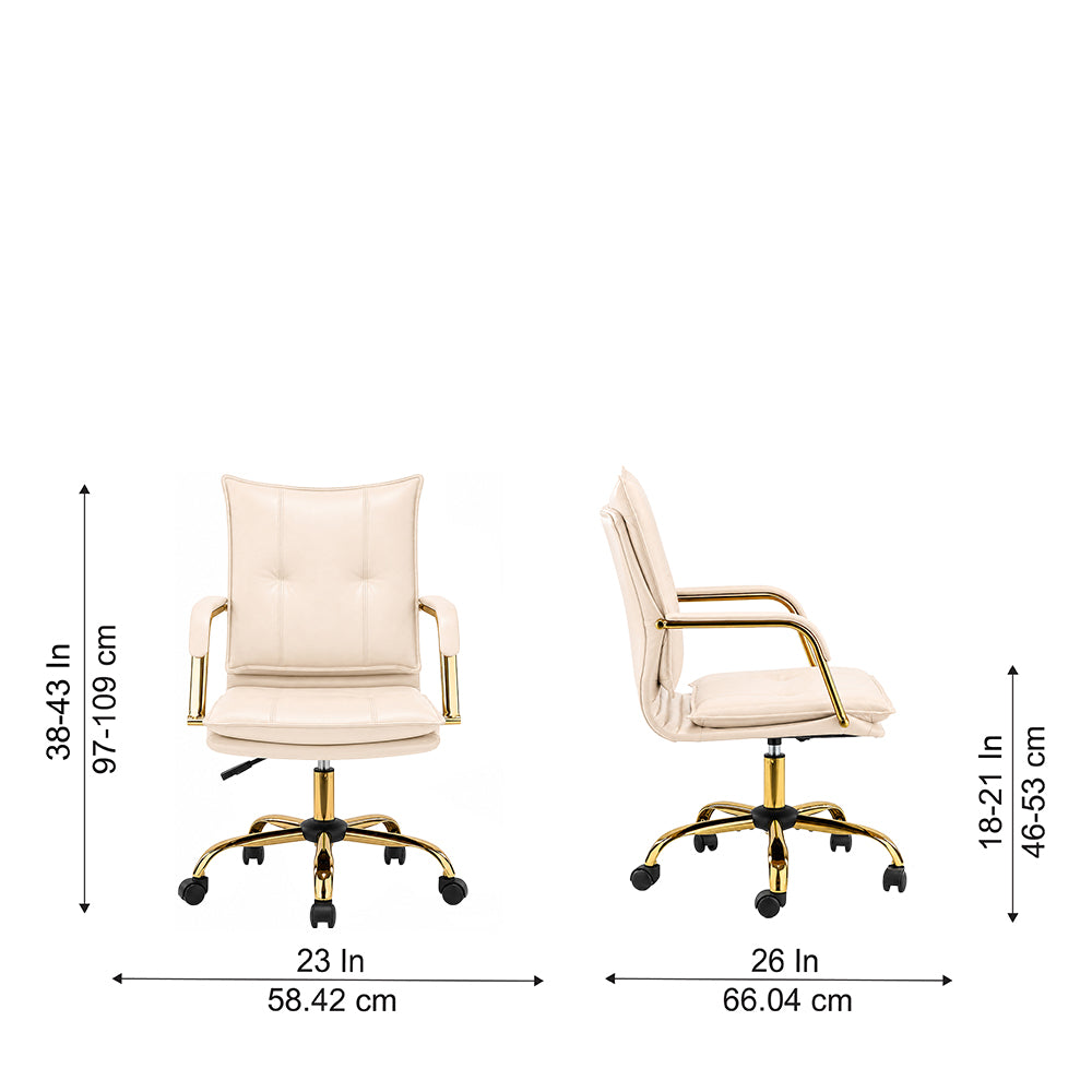Marlon Office Chair| Beige