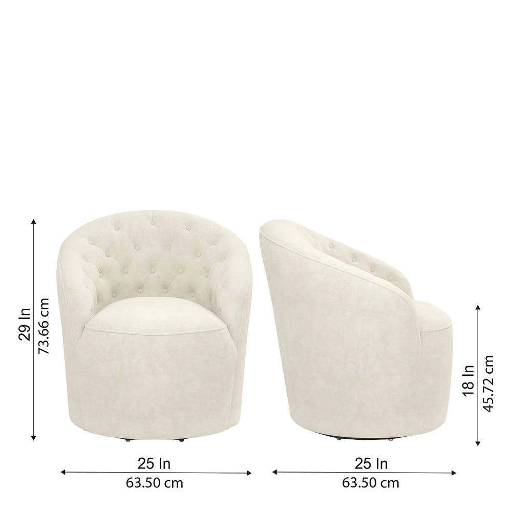 Irasema Accent Chair |White