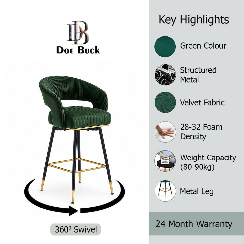 Doe Buck Mixoy Barstool|Blue