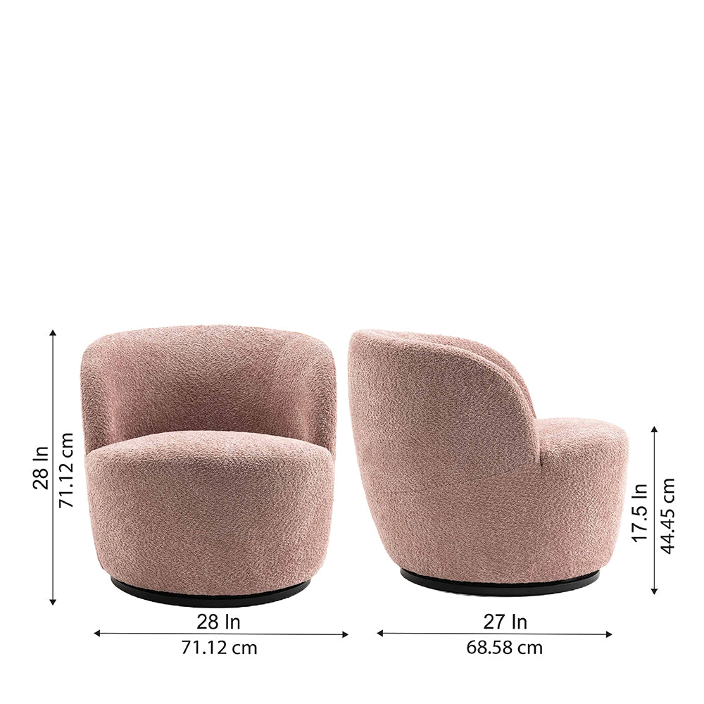 Nikoli Accent Chair | Pink