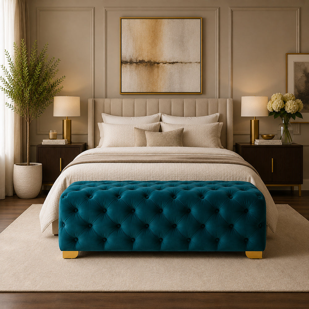 Doe Buck velora bench|Teal