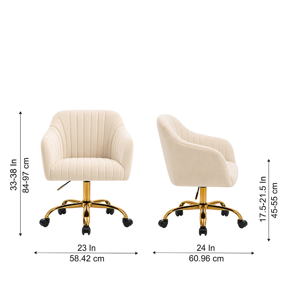 Louise Office Chair| Beige
