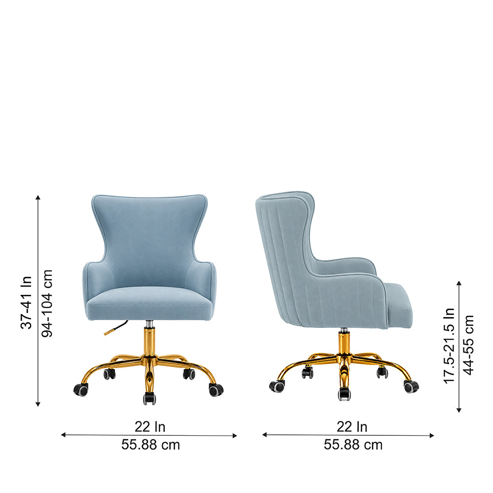 Adan Office Chair – Sky Blue