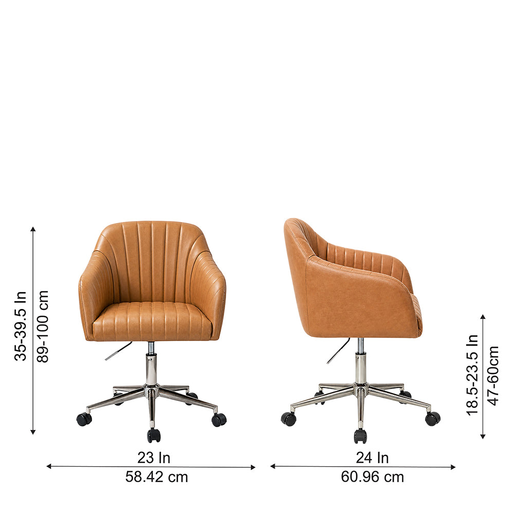 Colm Office Chair |Tan