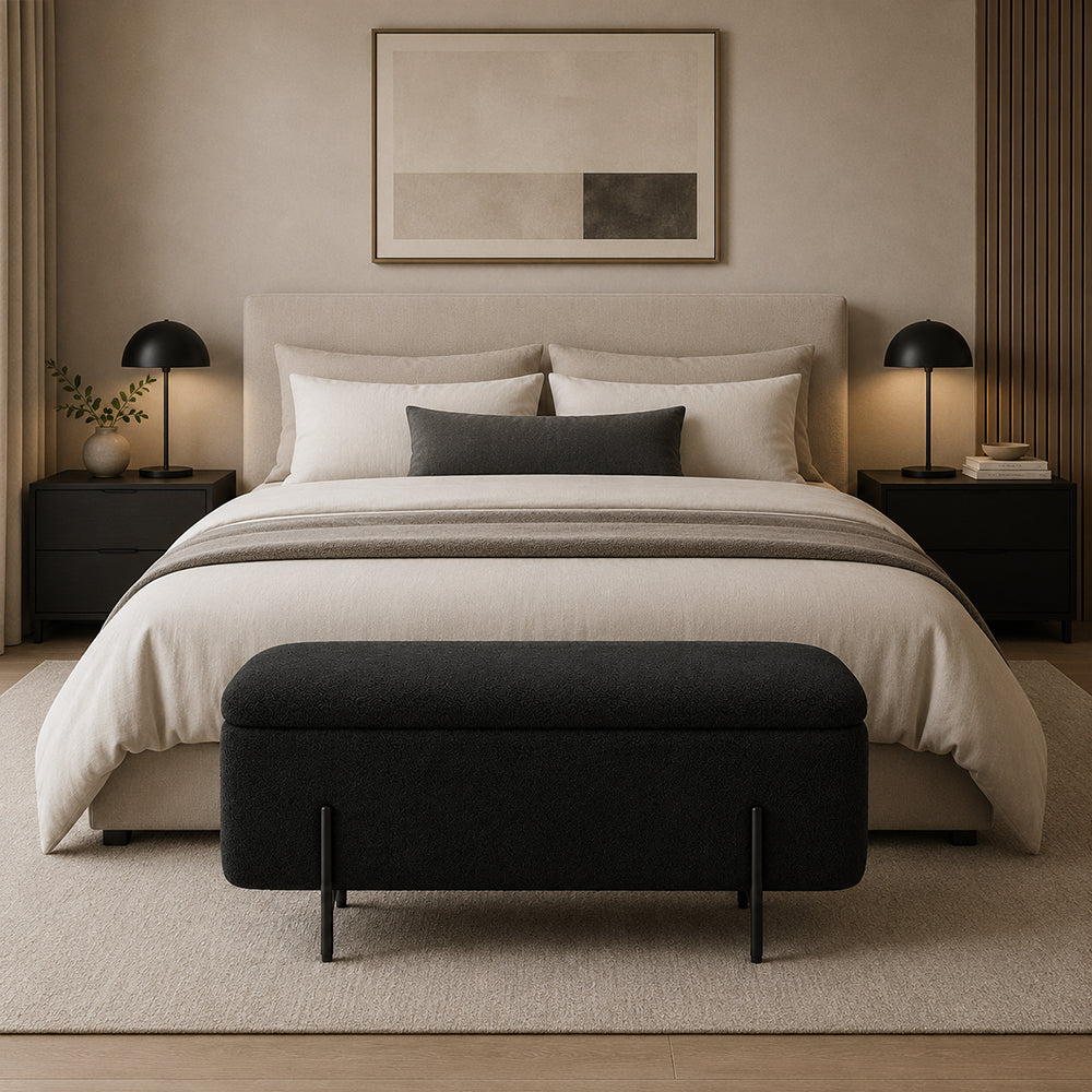 Doe Buck vera bench|Black