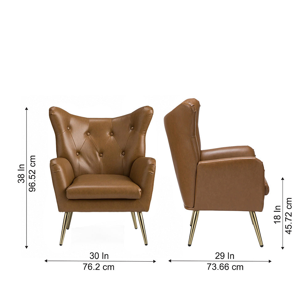 Haddly Lounge Chairs| Tan
