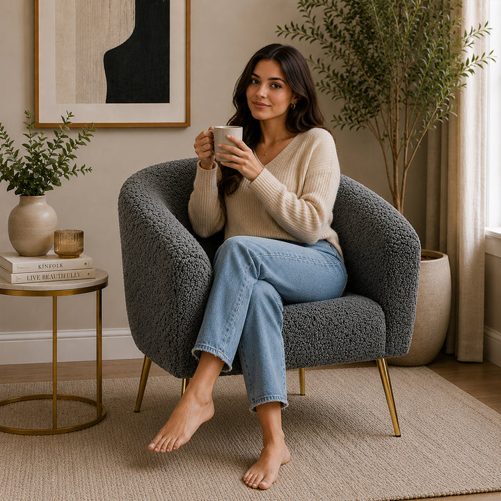 Herrin Accent Chair| Grey