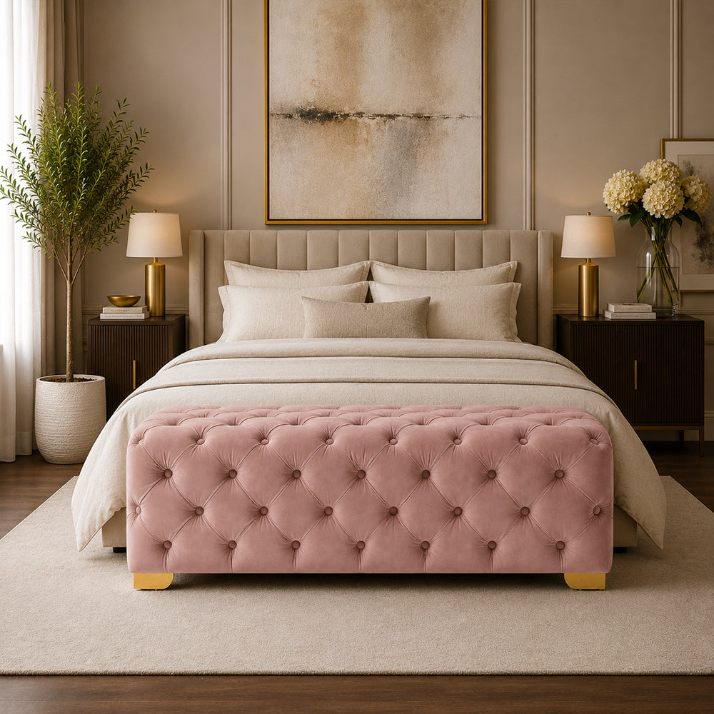 Doe Buck velora bench|Pink