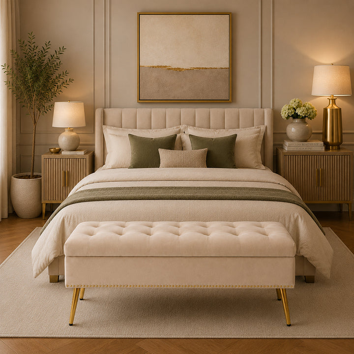 Doe Buck Cove bench|Beige
