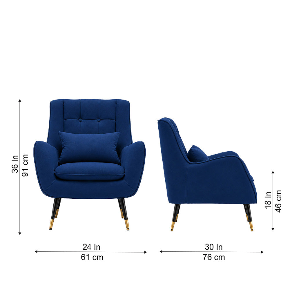 Dowdle Accent Lounge Chair | Teal