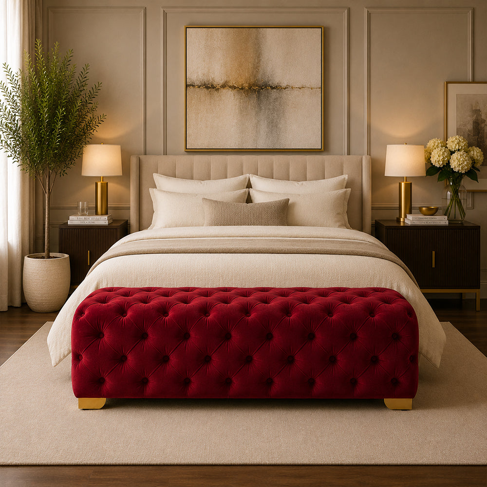 Doe Buck velora bench|Red