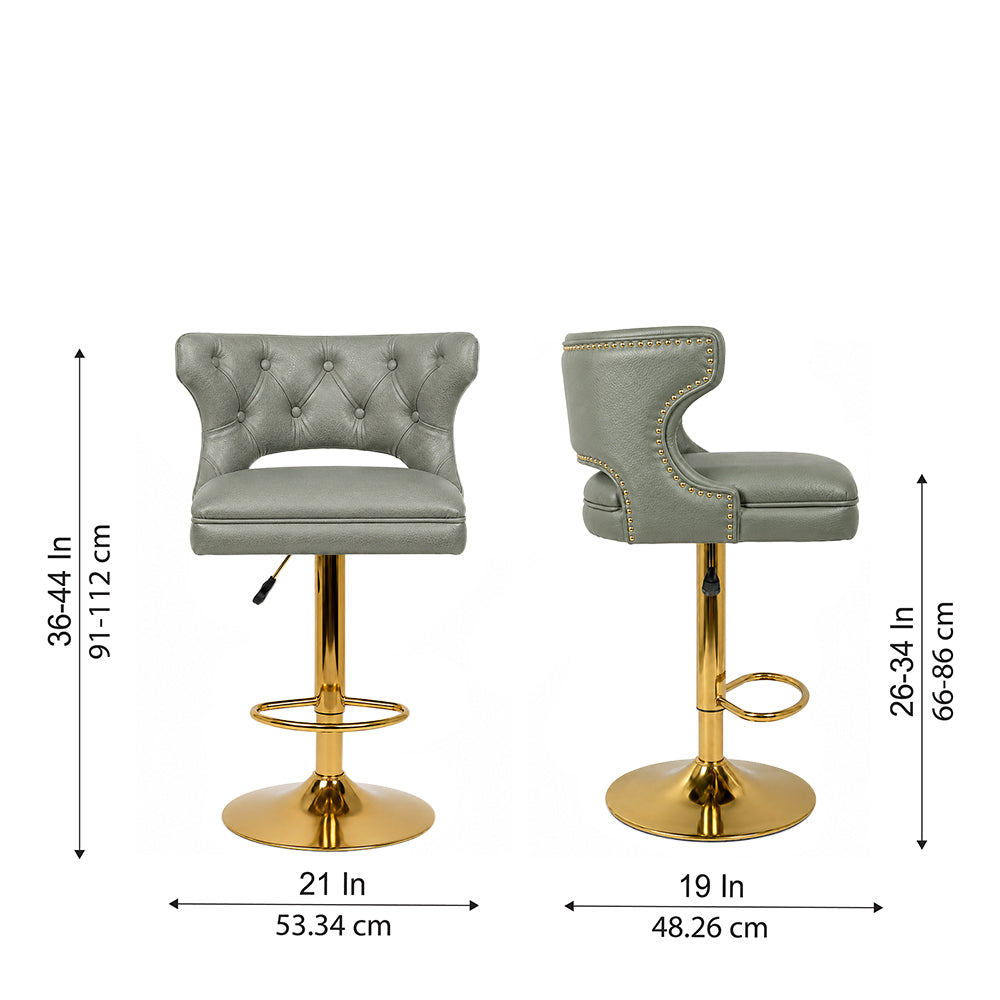 Doe Buck Verona Barstool|Sage