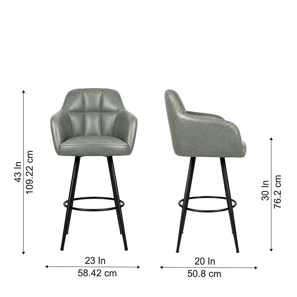 Doe Buck Cayden BarStool|Sage