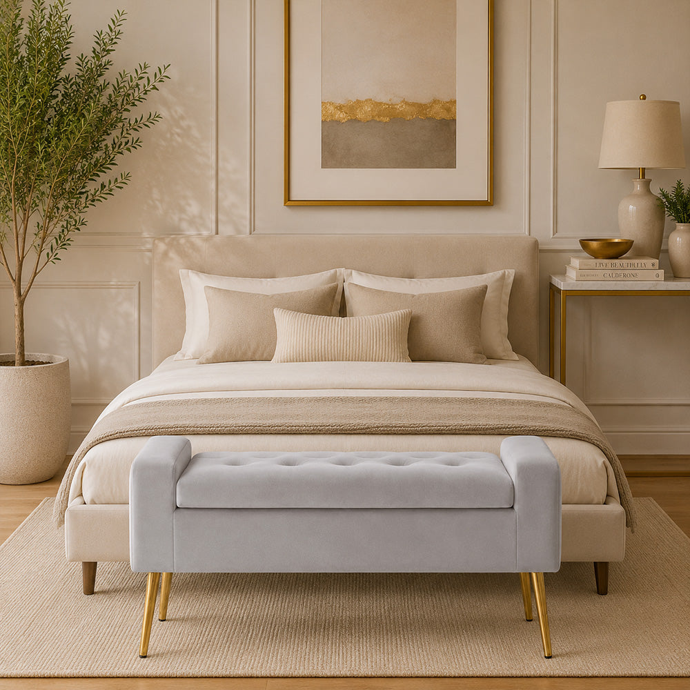 Doe Buck victoria bench|Grey