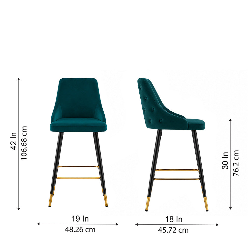 DoeBuck Davan Barstool|Teal