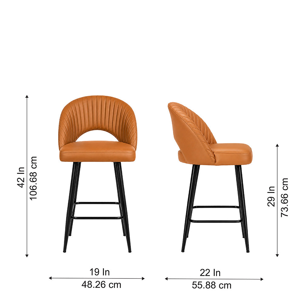 Doe Buck Elmore Bar Stool|Tan